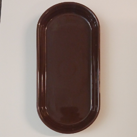 Fiestaware Oblong Serving Platter - Chocolate - Picture 1 of 2